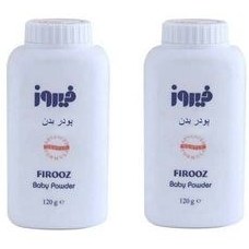 تصویر پودر بچه فیروز (Firooz) کد 01 حجم 120 میلی لیتر بسته 2 عددی 