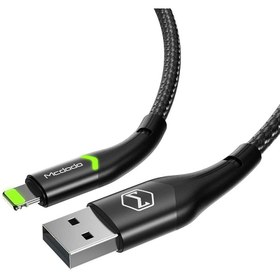 تصویر کابل تبدیل USB به لایتنینگ مک دودو مدل CA-7840 طول 1.2 متر USB to Lightning McDodo CA-7840 conversion cable, 1.2 meters