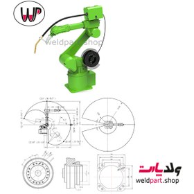 تصویر ربات جوشکاری مدل LH1500 Welding robot