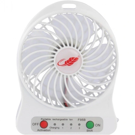 خرید و قیمت پنکه قابل شارژ اچ اس HS F95B Portable Rechargeable Fan