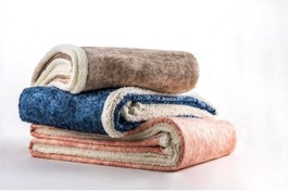 تصویر پتو نیوکلاسیک طرح ابر و بادی فایپکو - صورتی 