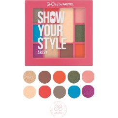 تصویر پالت سایه چشم ده رنگی پاستل مدل Show Your Style - اصل 