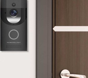 تصویر آیفون تصویری هوشمند پاورولوژی PSVDBBK Smat Video Doorbell PSVDBBK Smat Video Doorbell