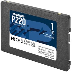 تصویر اس اس دی اینترنال پتریوت مدل P220 ظرفیت یک ترابایت SSD حافظه پتریوت مدل P220 ظرفیت 1TB