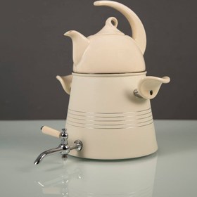 تصویر ست کتری و قوری کروپ ست مدل ویونا رنگی کد 506 ا Croupset Viona Model Kettle and Teapot Set - Code 506 Croupset Viona Model Kettle and Teapot Set - Code 506