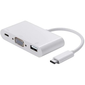 تصویر مبدل Apple USB-C to VGA Multiport Adapter MJ1L2 Apple USB-C to VGA Multiport Adapter MJ1L2