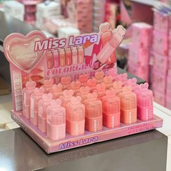تصویر لیپ گلاس خیس قلبی01 MISS LARA - 01 