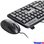 تصویر کیبورد و ماوس سیمدار ایکس پی-پروداکت مدل XP-12500 