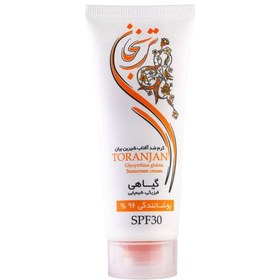 تصویر کرم ضدآفتاب گیاهی ترنجان (Toranjan) مدل Glycyrrhiza Glabra SPF30 حجم 40 میلی‌‌لیتر 