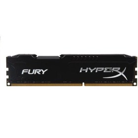 تصویر رم دسکتاپ DDR3 تک کاناله 1600 مگاهرتز CL11 هایپرایکس مدل HYPERX-FURY ظرفیت 4 گیگابایت 