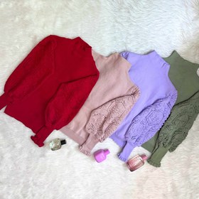 تصویر بلوز بافت زنانه سایز آزاد 