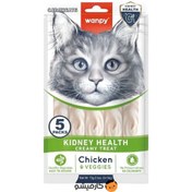 تصویر بستنی گربه ونپی سلامت کلیه با طعم مرغ و سبزیجات 1 عددی Wanpy Creamy kidney health 1pcs