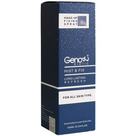 تصویر اسپری رطوبت رسان و تثبیت کننده آرایش ژنوبایوتیک حجم 100 میلی لیتر Geno Biotic Make-up Fixing Spray - 100ml