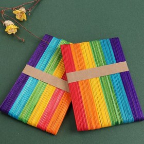 تصویر چوب بستنی رنگی 