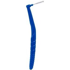 تصویر نخ دندان و خلال برس رابط L نوع آبی 0.6 میلی متر PAKDENT 