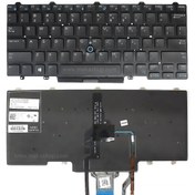 تصویر کیبورد لپ تاپ دل Dell Latitude E5470 اینتر کوچک بدون فریم با موس 