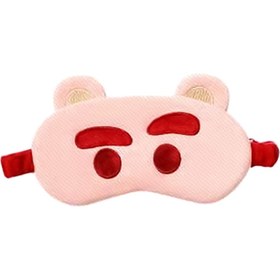 تصویر ماسک چشم (خواب) مینیسو، مدل Miniso Toy Story Collection Sleep Mask (Lotso)، طرح لوتسو، صورتی 