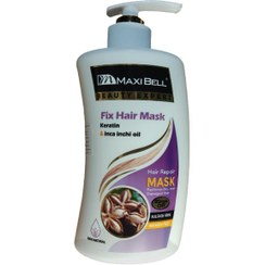 تصویر ماسک مو روغن اینکااینچی مناسب موی کراتین شده مکسی بل 500میلی لیتر Hair Repair Mask Maxi Bell Inca Inchi Oil