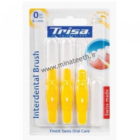 تصویر مسواک بین دندانی پروفشنال(۰/۶زرد) تریزا 