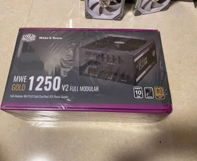 تصویر پاور ماژولار کولر مستر MWE GOLD 1250W V2 FULL (آکبند با گارانتی) 