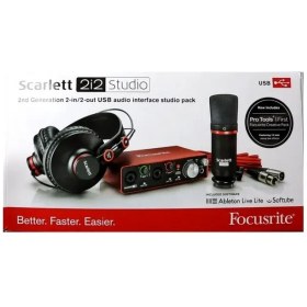 تصویر پکیج استودیویی Focusrite Scarlett 2i2 G3 