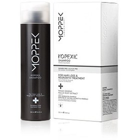 تصویر شامپو مو موپک مدل کوپکسیل ضدریزش بدون سولفات حجم 250 میلی لیتر Moppek Kopexil hair shampoo 250ml