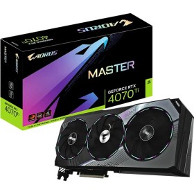 تصویر کارت گرافیک گیگابایت AORUS GeForce RTX 4070 TI MASTER 12GB 