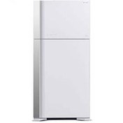 تصویر یخچال هیتاچی بالا پایین 20 فوت R-VG650 Hitachi R-VG650 20 feet model top down refrigerator