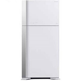 تصویر یخچال هیتاچی بالا پایین 20 فوت R-VG650 Hitachi R-VG650 20 feet model top down refrigerator