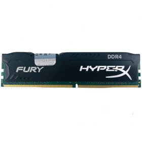 تصویر رم کامپیوتر کینگستون HyperX Fury DDR4 2666MHz CL15 ظرفیت 8 گیگابایت Kingston HyperX Fury 8GB DDR4 2666MHz CL15 Single Channel RAM HX424C15FB28