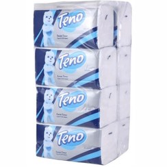 تصویر دستمال کاغذی 250 برگ تنو مدل خرسی اقتصادی بسته 8 عددی Teno 250-Sheet Tissue, Bear Economic Model, Pack of 8