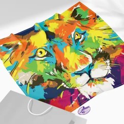 تصویر مینی اسکارف طرح دلیر 