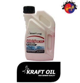 تصویر ضد یخ و کولانت قرمز کرفت KRAFT Antifreeze Coolnat 900 ML 