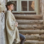 تصویر پتو منگوله دار كانر 130×170 سانتي بژ كاراجا هوم 9177 