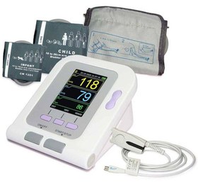 تصویر فشارسنج دیجیتال با پالس اکسیمتر CONTEC مدل 08A CONTEC 08A Digital Upper Arm Blood Pressure