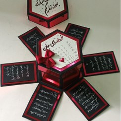 تصویر باکس تولد مدل سوپرایز باکس تک لایه 