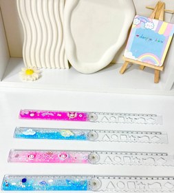 تصویر خط کش آکواریمی تاشو - کد 