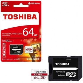 تصویر رم میکرو اس‌دی 64 گیگابایت Toshiba 64GB EXCERIA M302 microSDHC Class 10 