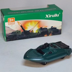 تصویر ماکت فلزی قایق نظامی 