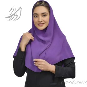 تصویر مقنعه کرپ ساده قواره ۱۰۰ 