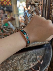 تصویر دستبند مسی کد ۵۰۲۱ - اسلاید 