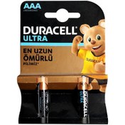 تصویر باتری نیم قلم دوراسل کارت 2 عددی DURACELL AAA DURACELL Battery