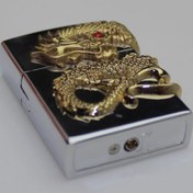 تصویر فندک طرح اژدها Dragon design lighter 