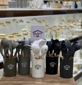 تصویر ست کفگیر و ملاقه بامبو سیلیکونی EVIM ترک Evim