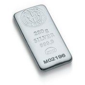 تصویر شمش نقره نادیر ۲۵۰ گرمی عیار ۹۹۹.۹ 