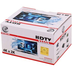 تصویر تبدیل اسپیلیتر 1به 2 HDMI 4K آداپتوردار XP-SP2H 