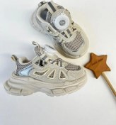 تصویر کفش بچگانه اسپورت رنگ کرمی کد 2 