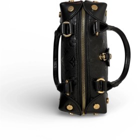 تصویر کیف زنانه مدل Louis Vuitton Petite Malle Souple Monogram Empreinte Black 