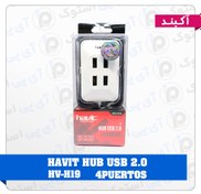 تصویر هاب 4پورت Havit USB2.0 مدل HV-H19 