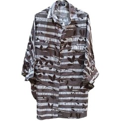 تصویر مانتو پانچ طرح برگ 